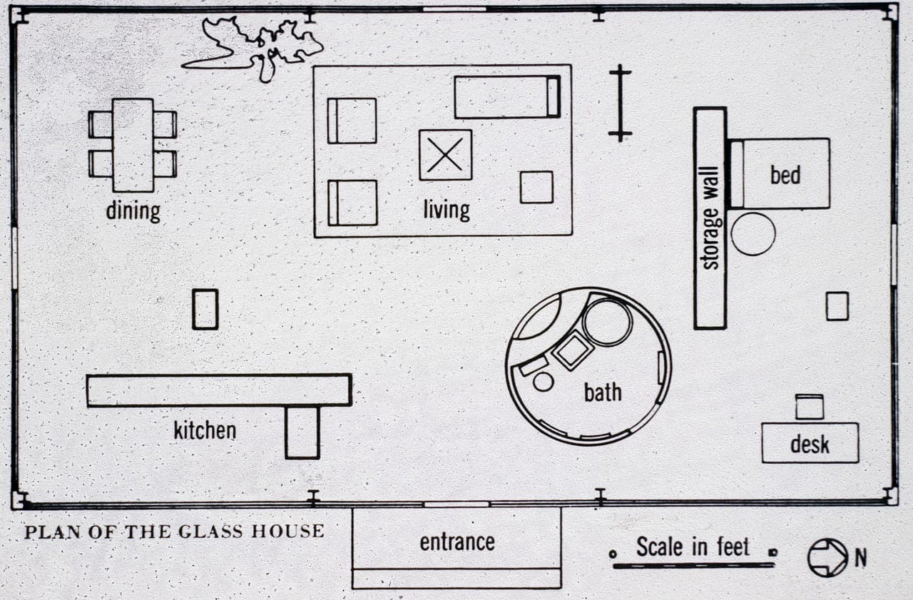 Johnson Glass House, New Canaan, CT