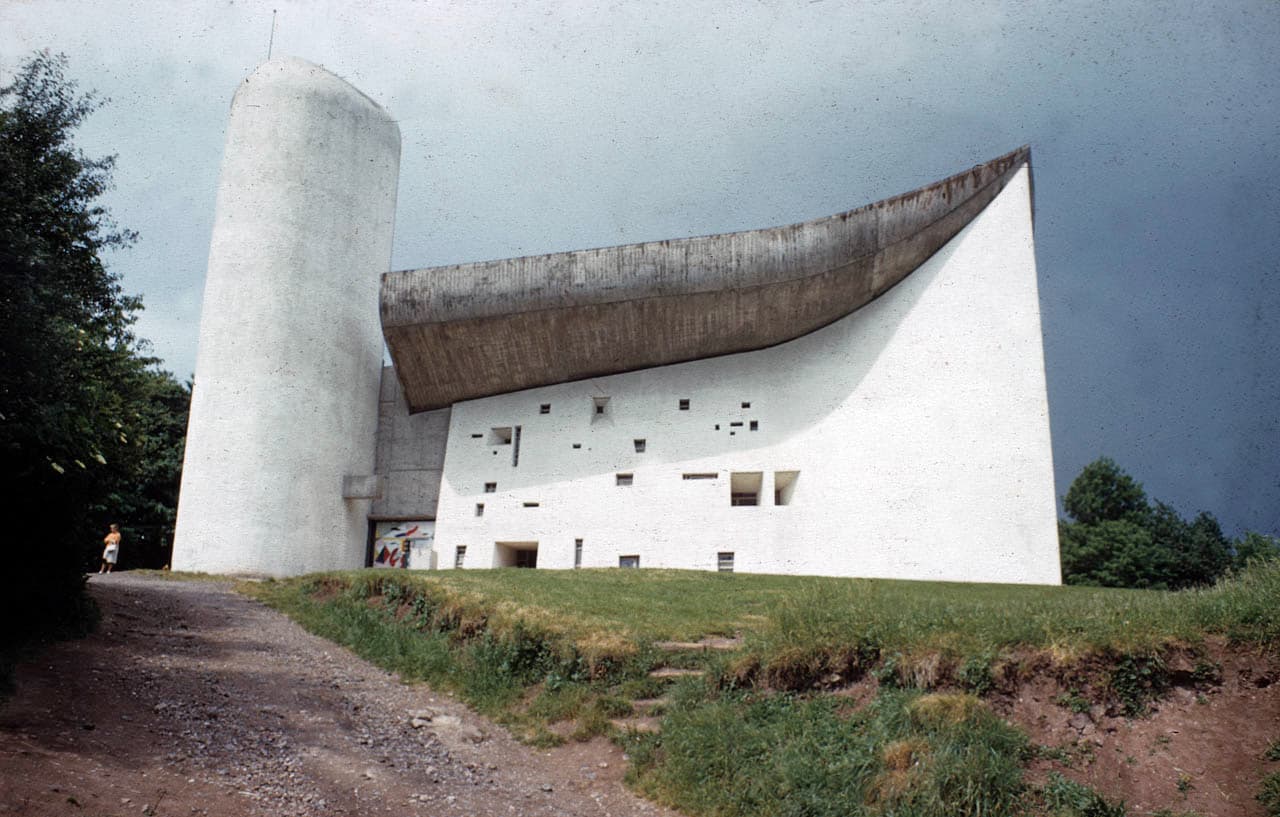 Church of Notre-Dame, Ronchamp, near Lyon