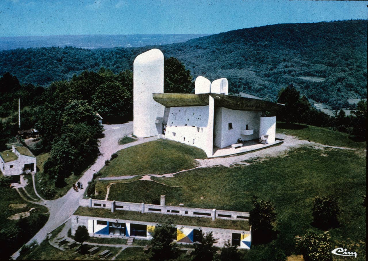 Church of Notre-Dame, Ronchamp, near Lyon